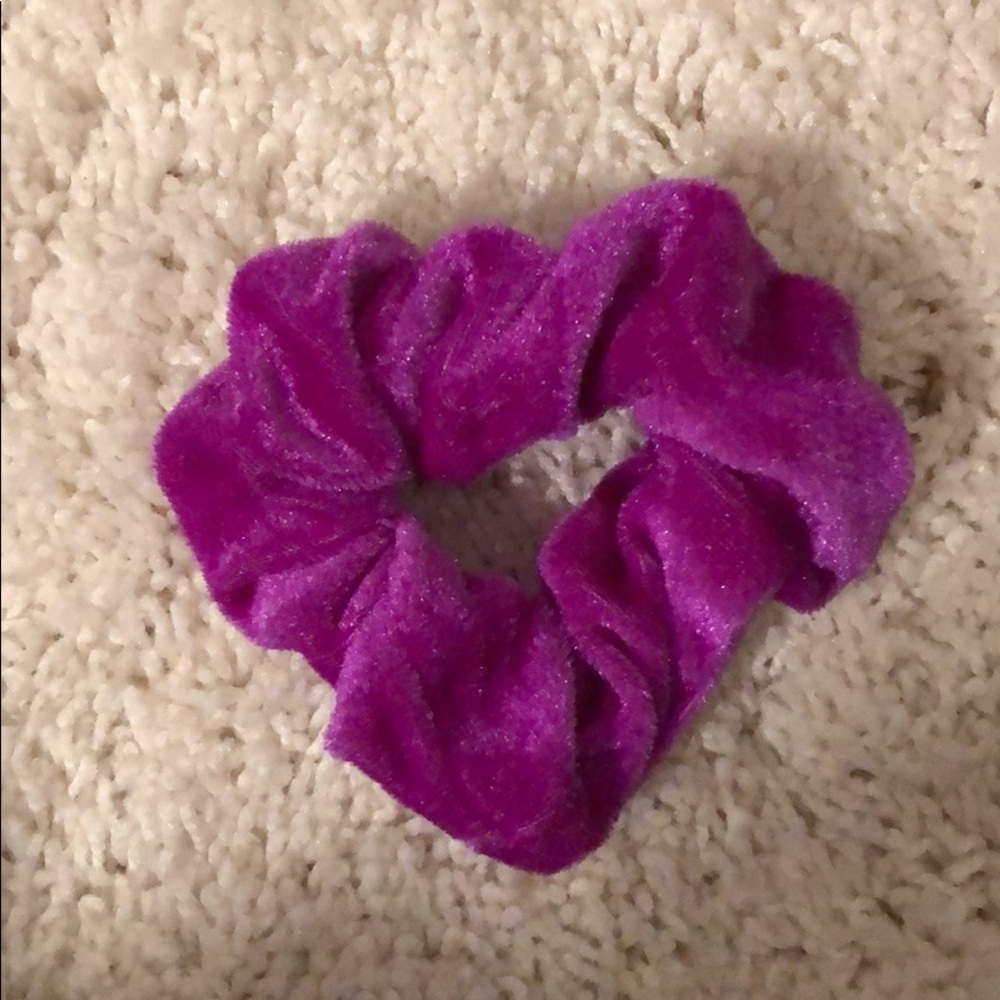 purple scrunchie